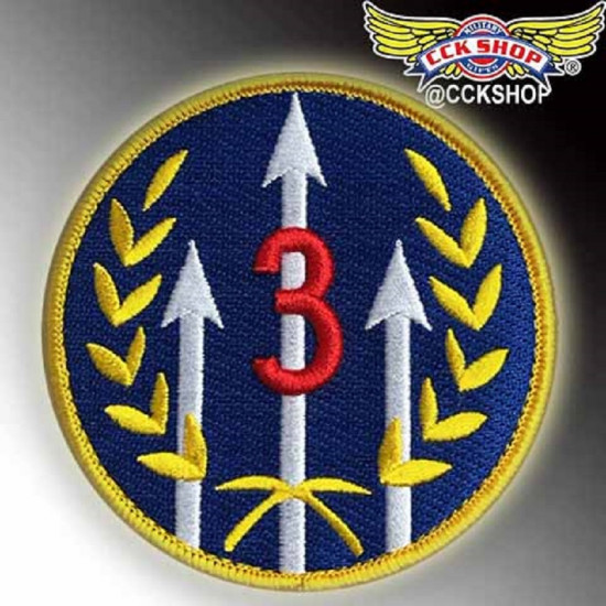 空軍第3戰術戰鬥機聯隊隊徽臂章(含氈)